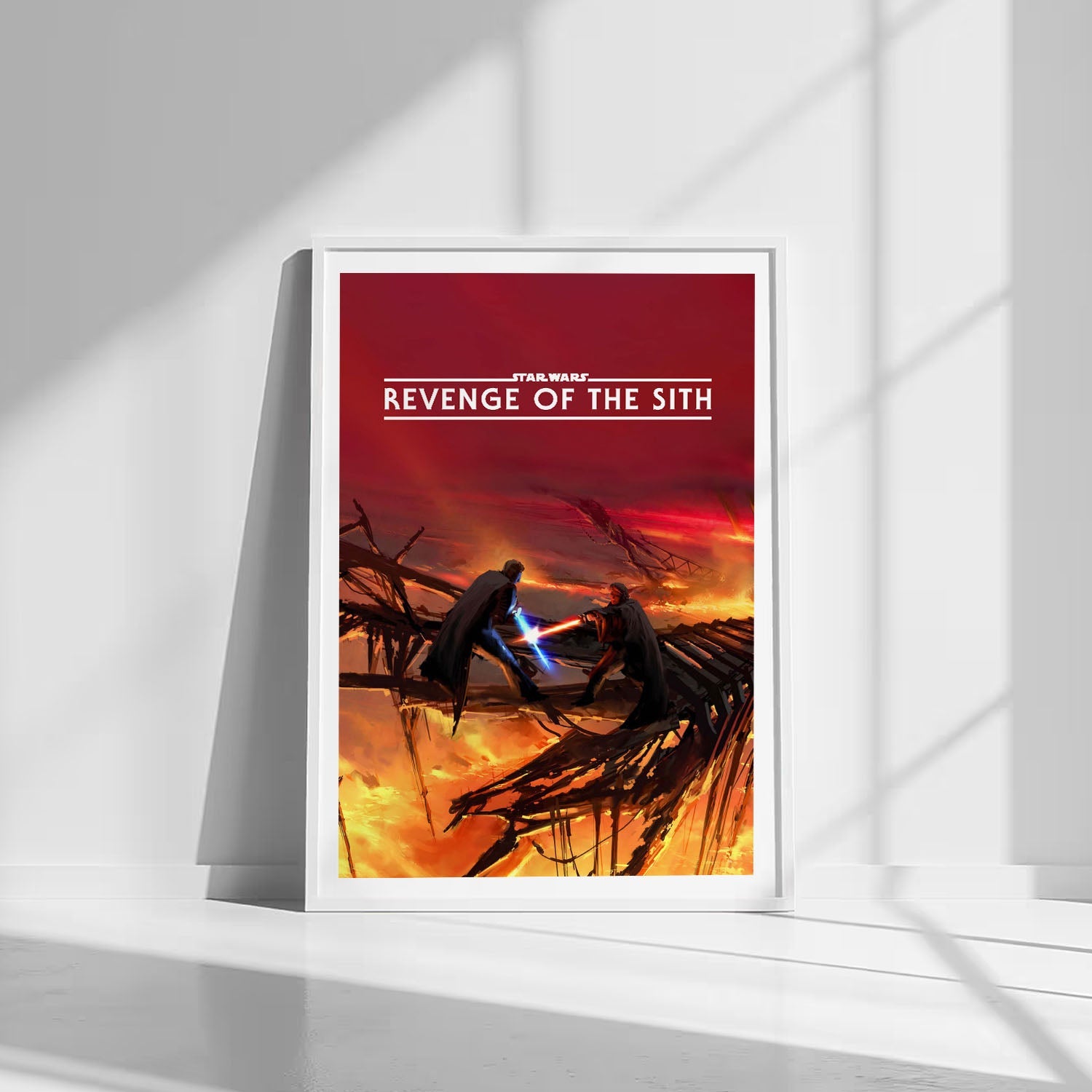 Flex Designs Poster Star Wars Episode III - Revenge of the Sith Minimalist 8 x 10" Home Goods - Movie 2005 Movie Poster