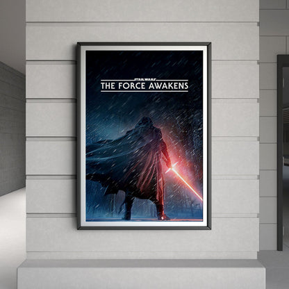 Flex Designs Poster Star Wars Episode VII - The Force Awakens Minimalist 8 x 10" Home Goods - Movie 2015 Movie Poster