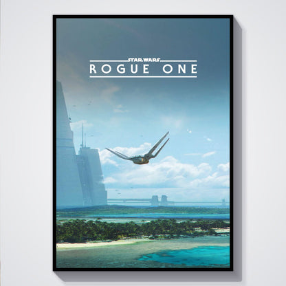 Flex Designs Poster Rogue One A Star Wars Story Minimalist 5 x 7" Home Goods - Movie 2016 Movie Poster