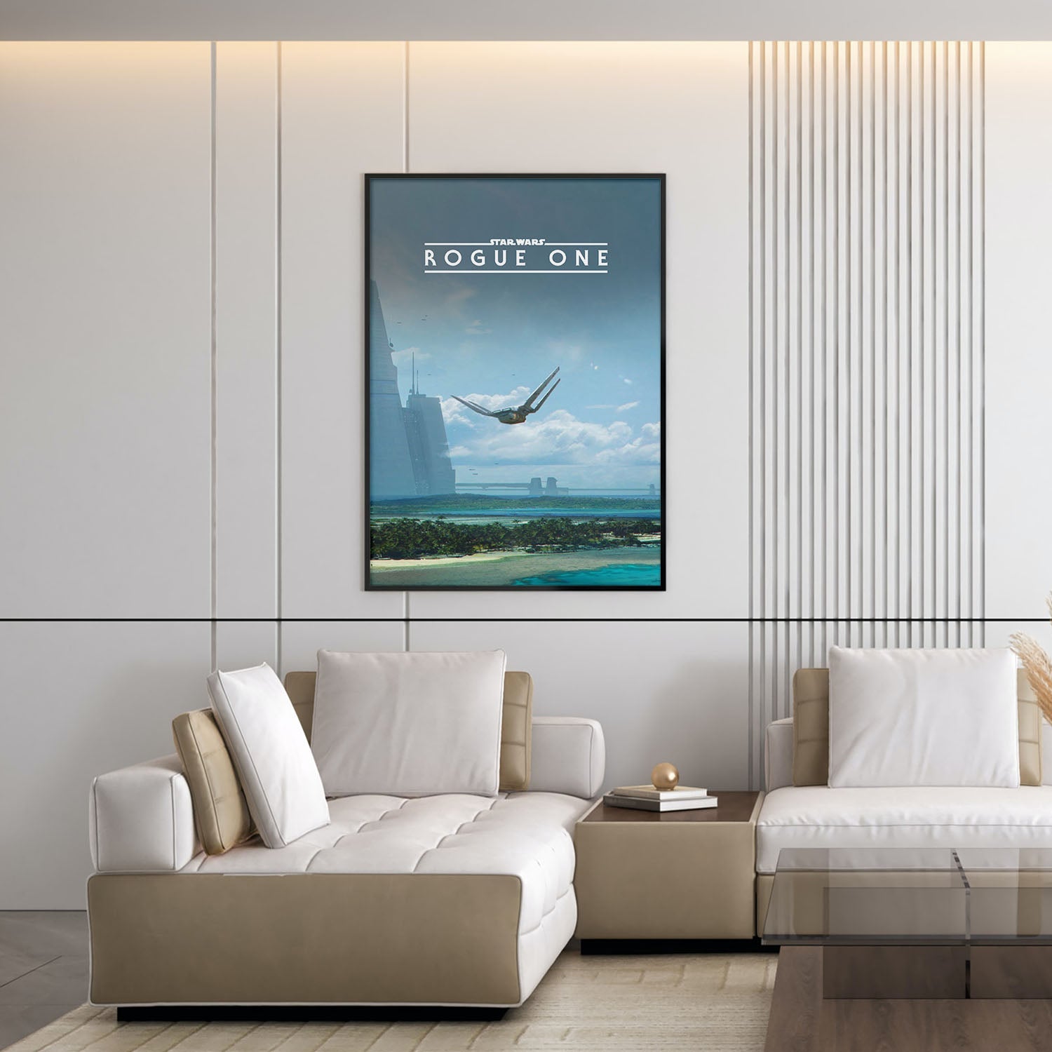 Flex Designs Poster Rogue One A Star Wars Story Minimalist 5 x 7" Home Goods - Movie 2016 Movie Poster