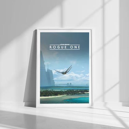 Flex Designs Poster Rogue One A Star Wars Story Minimalist 8 x 10" Home Goods - Movie 2016 Movie Poster