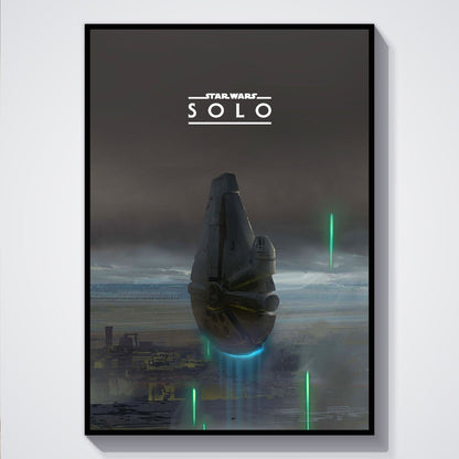 Flex Designs Poster Solo A Star Wars Story Minimalist 5 x 7" Home Goods - Movie 2018 Movie Poster