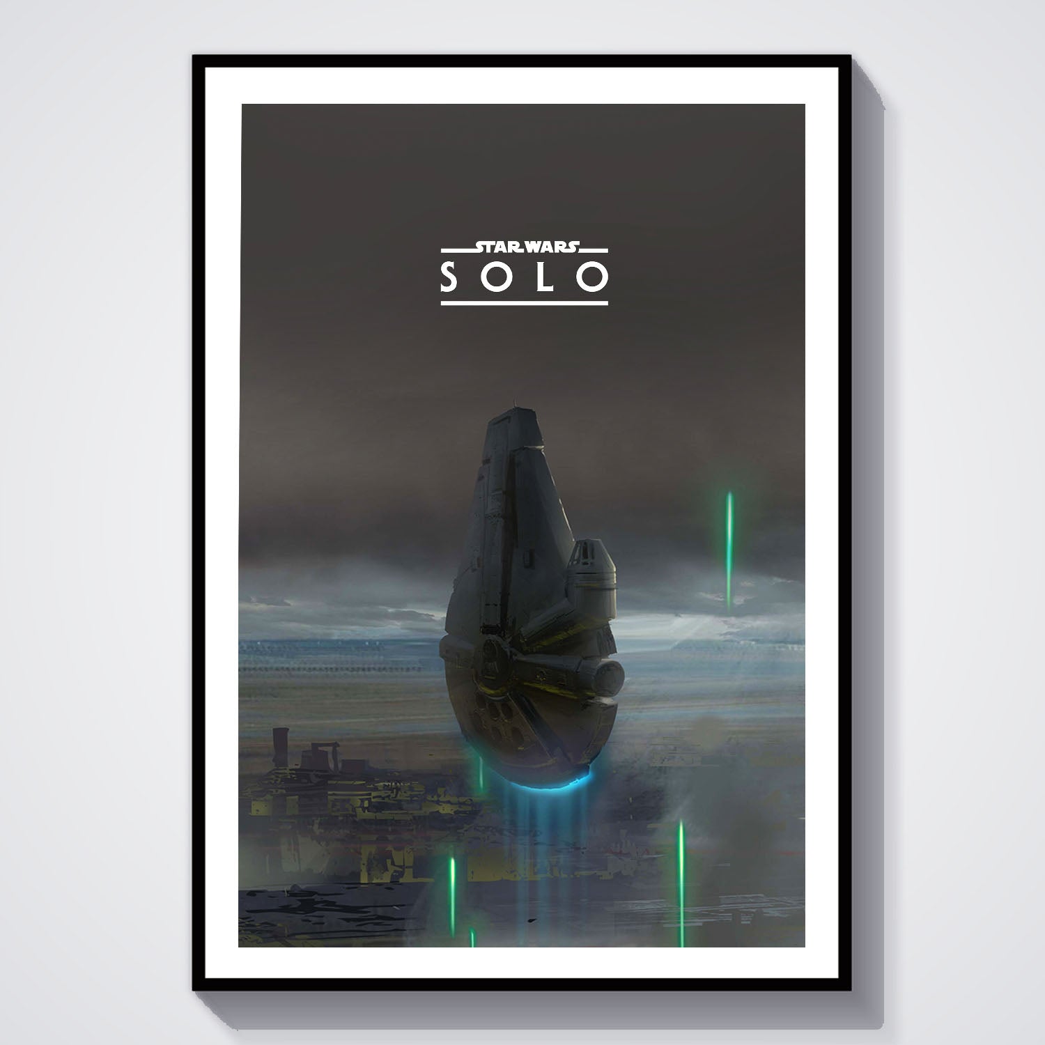 Flex Designs Poster Solo A Star Wars Story Minimalist 8 x 10" Home Goods - Movie 2018 Movie Poster