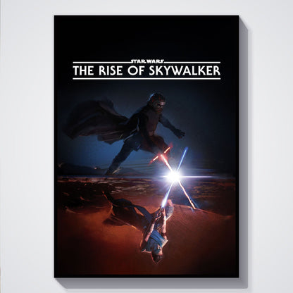 Flex Designs Poster Star Wars Episode IX - The Rise of Skywalker Minimalist 5 x 7" Home Goods - Movie 2019 Movie Poster