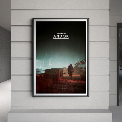 Flex Designs Poster Star Wars Andor Minimalist 8 x 10" Home Goods - TV Show 2022 TV Show Poster