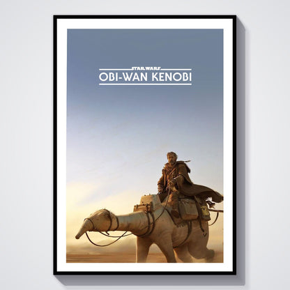 Flex Designs Poster Star Wars Obi-Wan Kenobi Minimalist 8 x 10" Home Goods - TV Show 2022 TV Show Poster