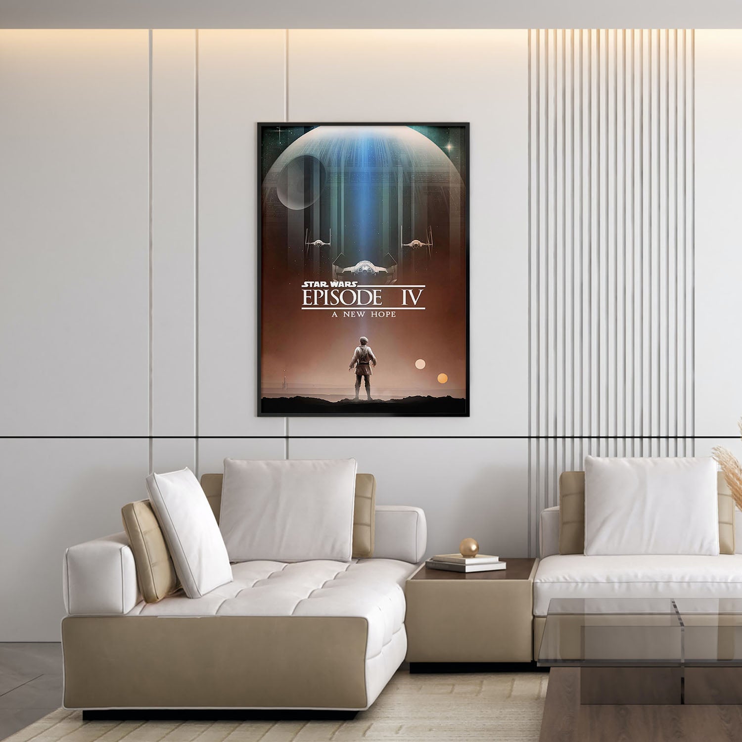 Flex Designs Poster Star Wars Episode IV - A New Hope Theatrical 5 x 7" Home Goods - Movie 1977 Movie Poster