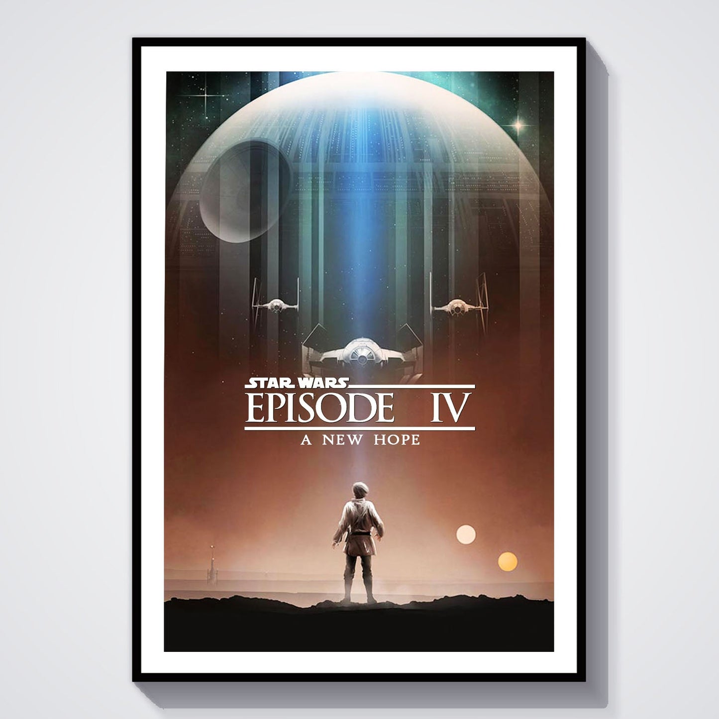 Flex Designs Poster Star Wars Episode IV - A New Hope Theatrical 8 x 10" Home Goods - Movie 1977 Movie Poster
