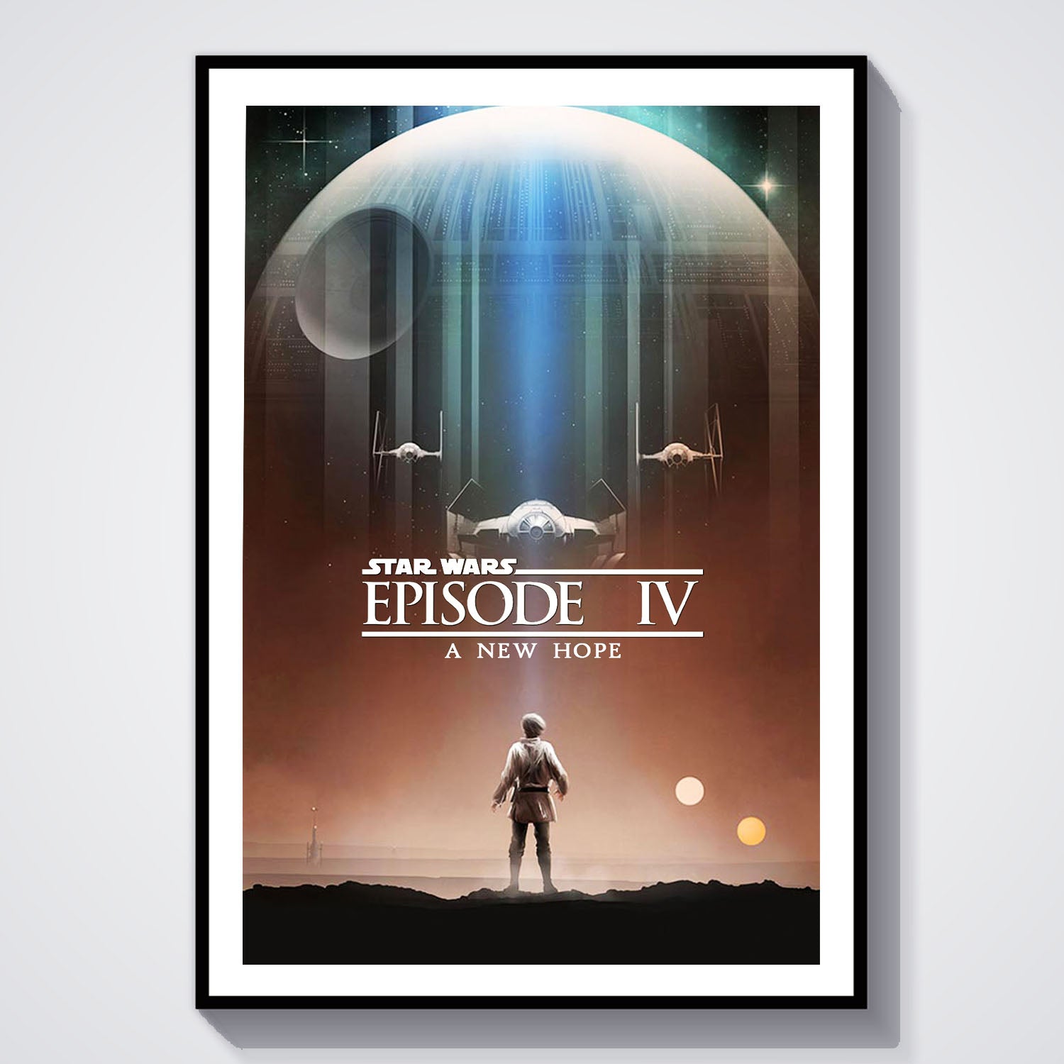 Flex Designs Poster Star Wars Episode IV - A New Hope Theatrical 8 x 10" Home Goods - Movie 1977 Movie Poster