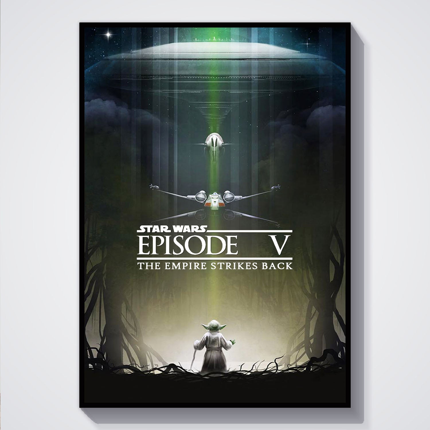 Flex Designs Poster Star Wars Episode V - The Empire Strikes Back Theatrical 5 x 7" Home Goods - Movie 1980 Movie Poster