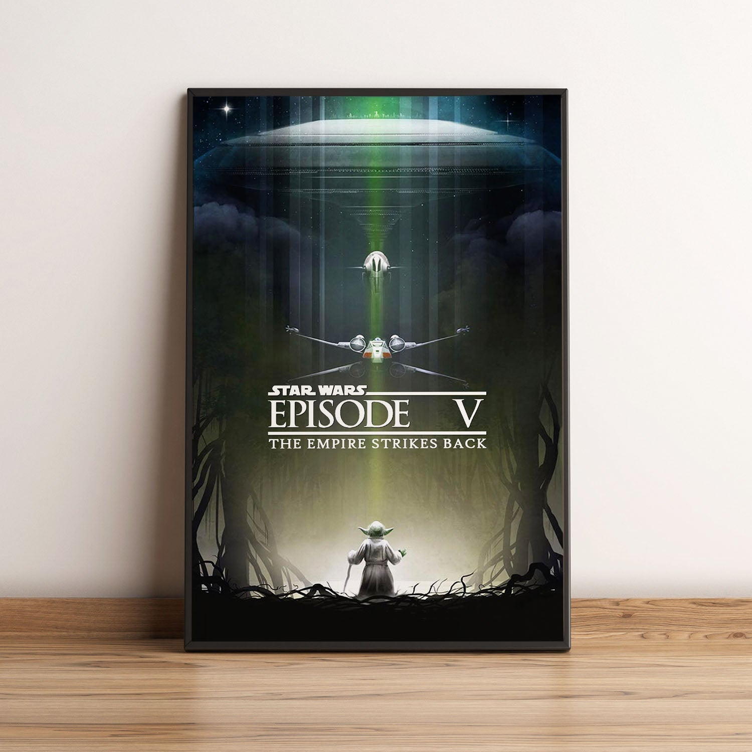 Flex Designs Poster Star Wars Episode V - The Empire Strikes Back Theatrical 5 x 7" Home Goods - Movie 1980 Movie Poster