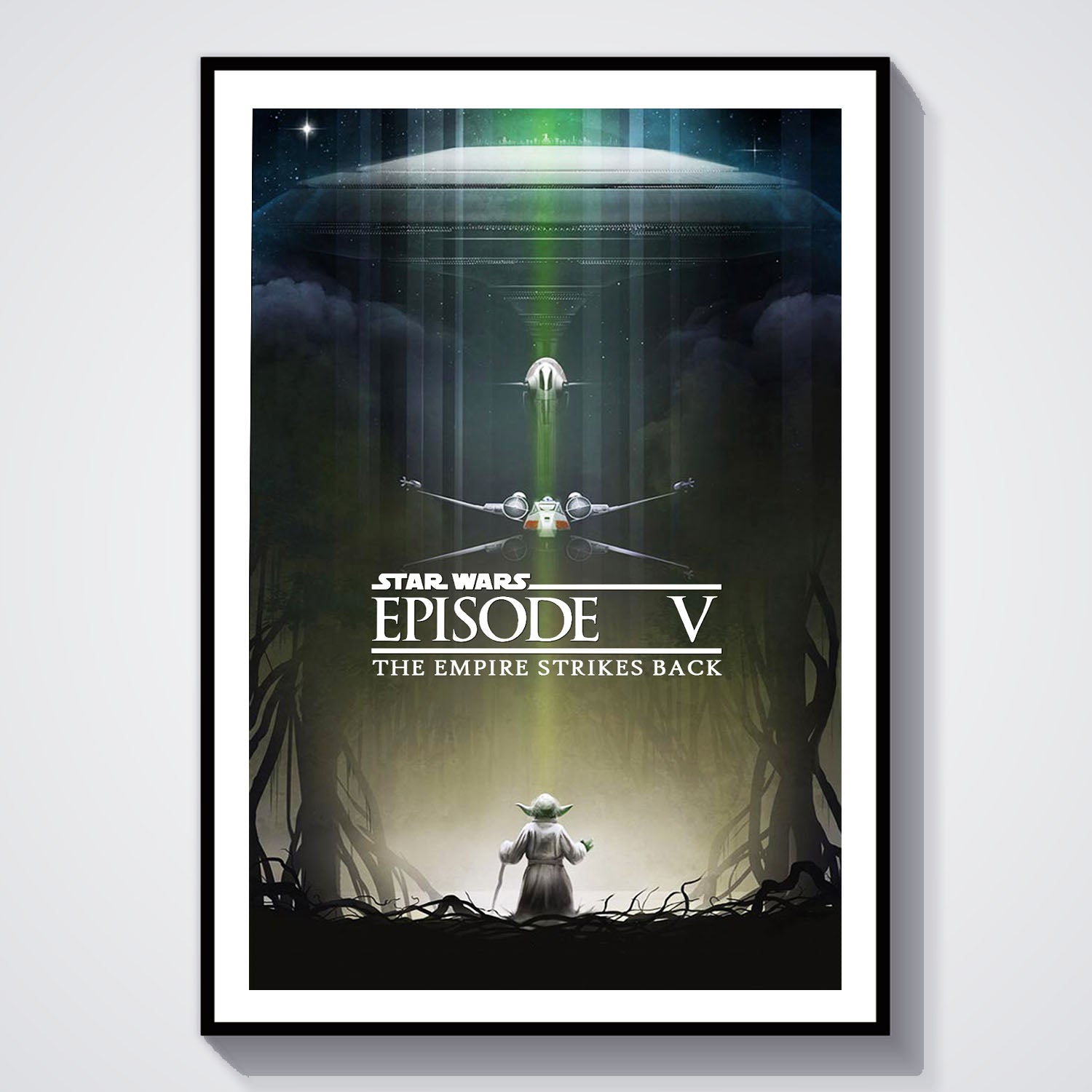 Flex Designs Poster Star Wars Episode V - The Empire Strikes Back Theatrical 8 x 10" Home Goods - Movie 1980 Movie Poster