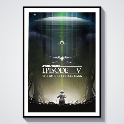 Flex Designs Poster Star Wars Episode V - The Empire Strikes Back Theatrical 8 x 10" Home Goods - Movie 1980 Movie Poster