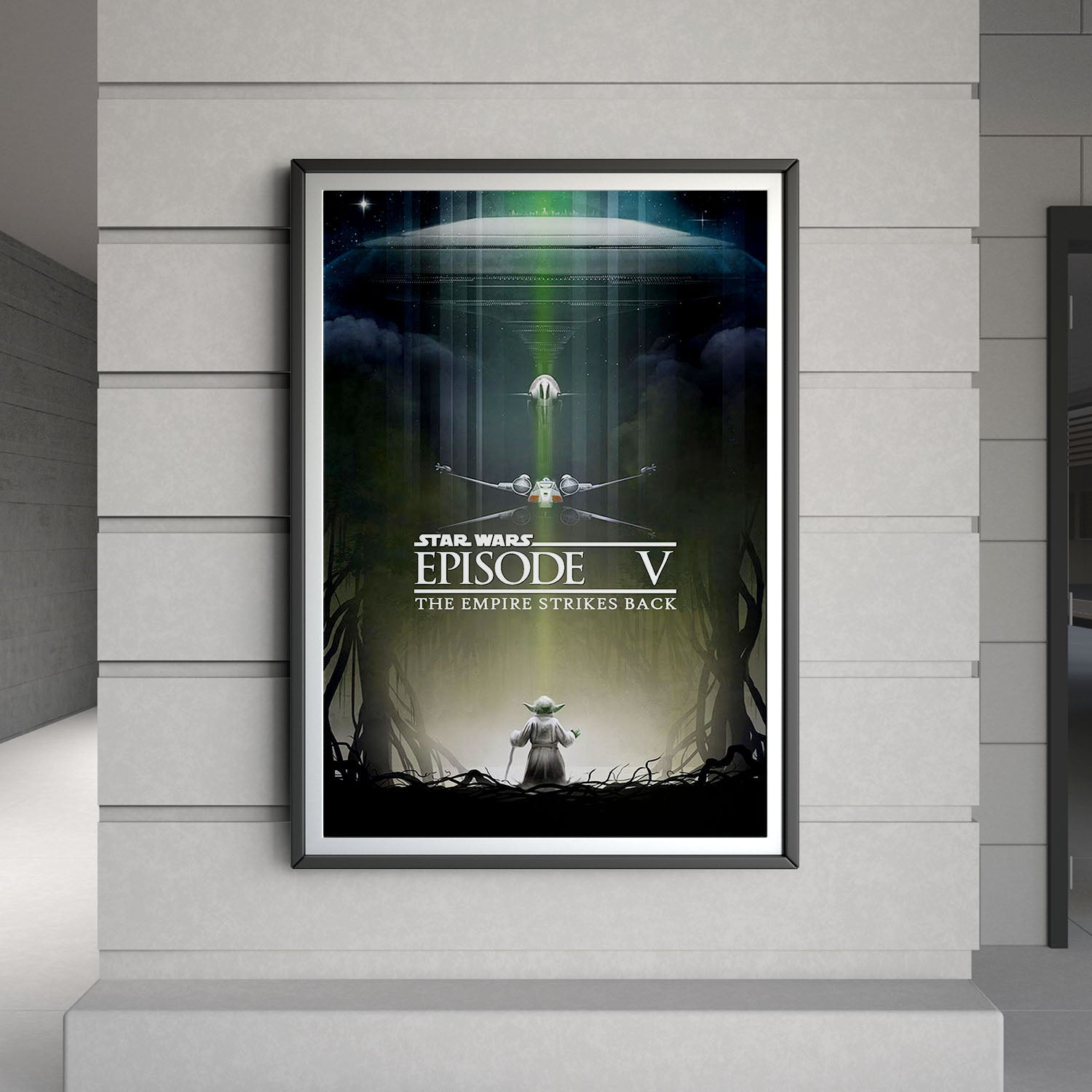 Flex Designs Poster Star Wars Episode V - The Empire Strikes Back Theatrical 8 x 10" Home Goods - Movie 1980 Movie Poster