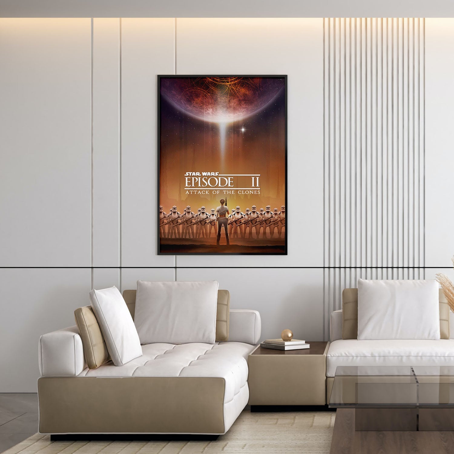 Flex Designs Poster Star Wars Episode II - Attack of the Clones Theatrical 5 x 7" Home Goods - Movie 2002 Movie Poster