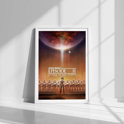 Flex Designs Poster Star Wars Episode II - Attack of the Clones Theatrical 8 x 10" Home Goods - Movie 2002 Movie Poster