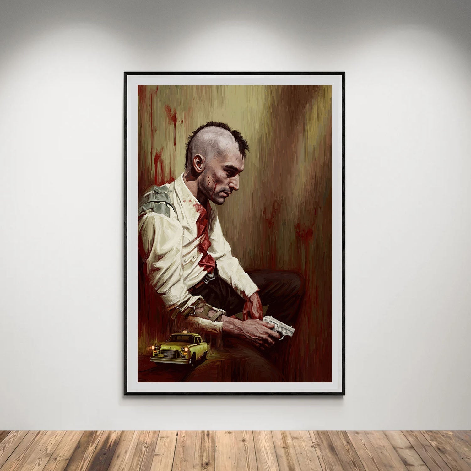 Flex Designs Poster Taxi Driver Key Art 5 x 7" Home Goods - Movie 1976 Movie Poster