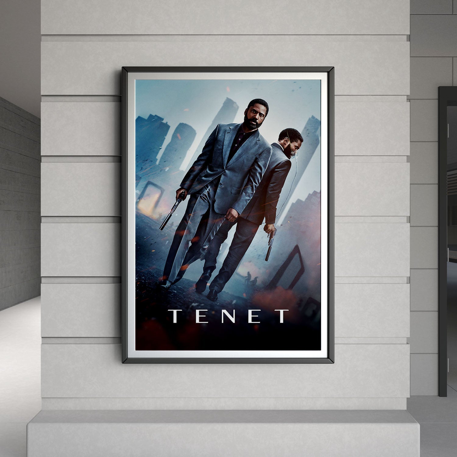 Flex Designs Poster Tenet 8 x 10" Home Goods - Movie 2020 Movie Poster