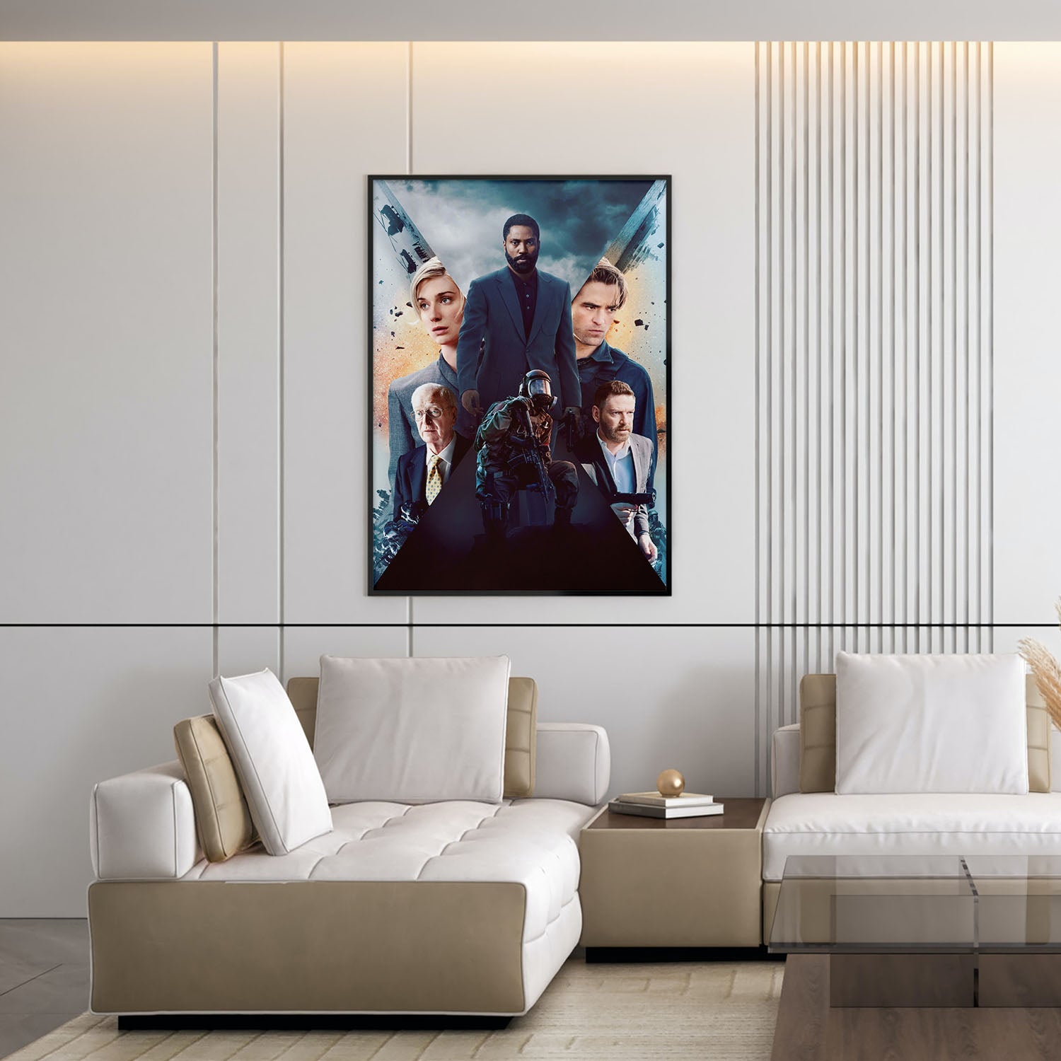 Flex Designs Poster Tenet Key Art 5 x 7" Home Goods - Movie 2020 Movie Poster
