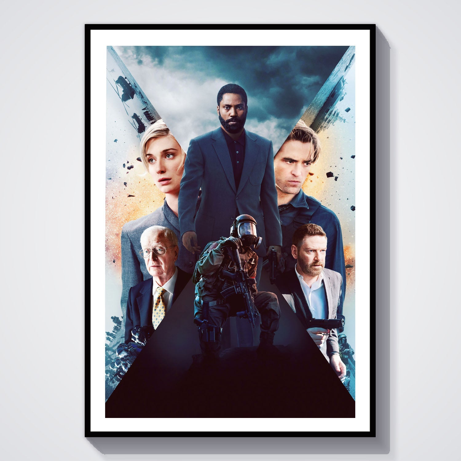 Flex Designs Poster Tenet Key Art 8 x 10" Home Goods - Movie 2020 Movie Poster