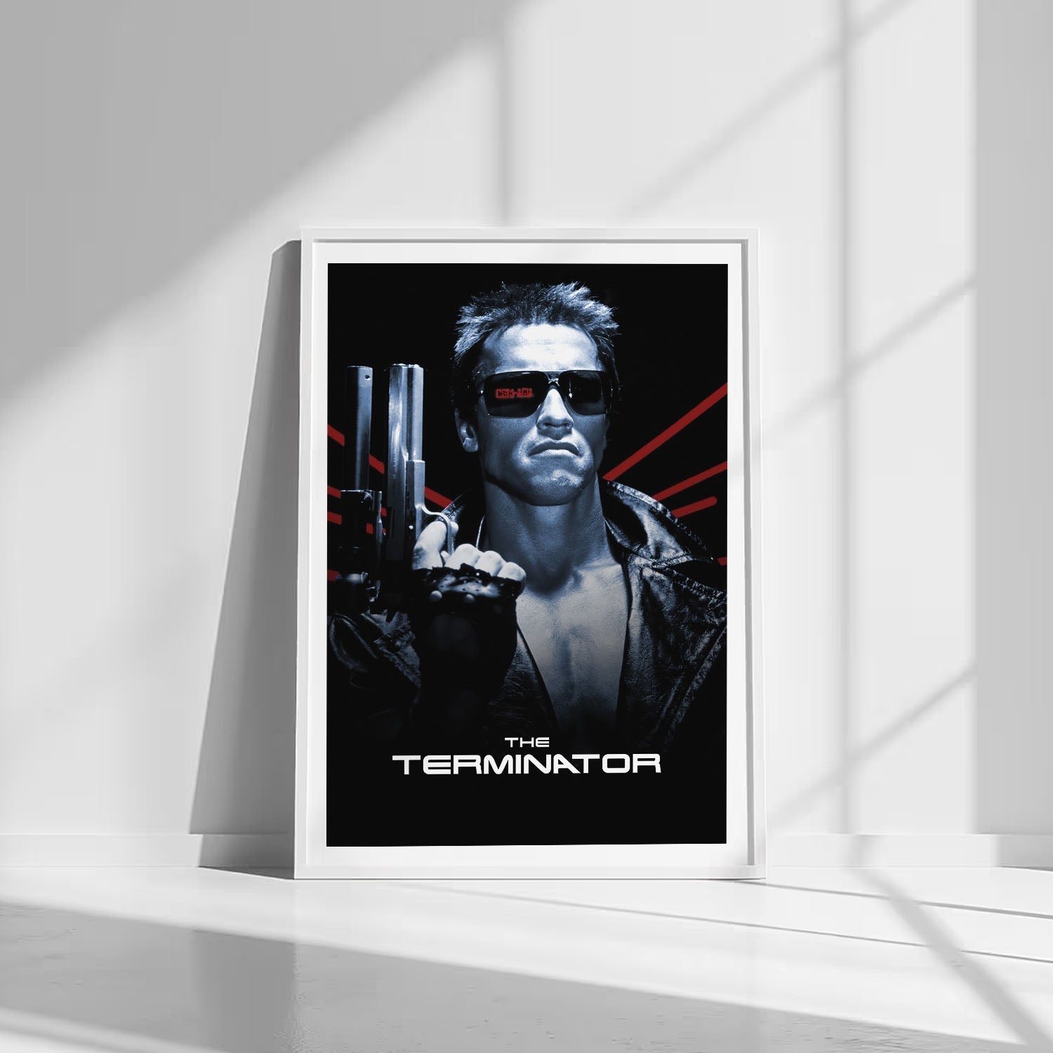 Flex Designs Poster The Terminator B&W 8 x 10" Home Goods - Movie 1984 Movie Poster