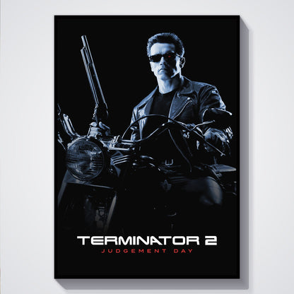 Flex Designs Poster Terminator 2 Judgment Day B&W 5 x 7" Home Goods - Movie 1991 Movie Poster