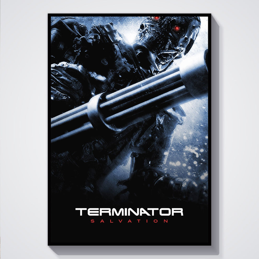 Terminator Salvation B&W Poster Movie Poster – Flex Design Store