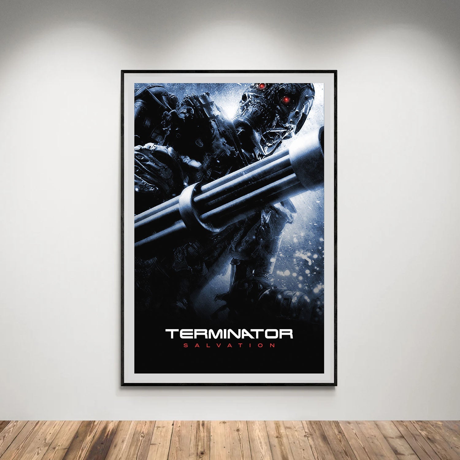 Flex Designs Poster Terminator Salvation B&W 5 x 7" Home Goods - Movie 2009 Movie Poster