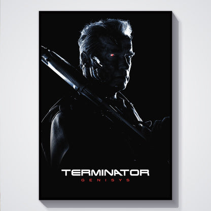 Flex Designs Poster Terminator Genisys B&W 5 x 7" Home Goods - Movie 2015 Movie Poster