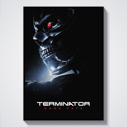 Flex Designs Poster Terminator Dark Fate B&W 5 x 7" Home Goods - Movie 2019 Movie Poster