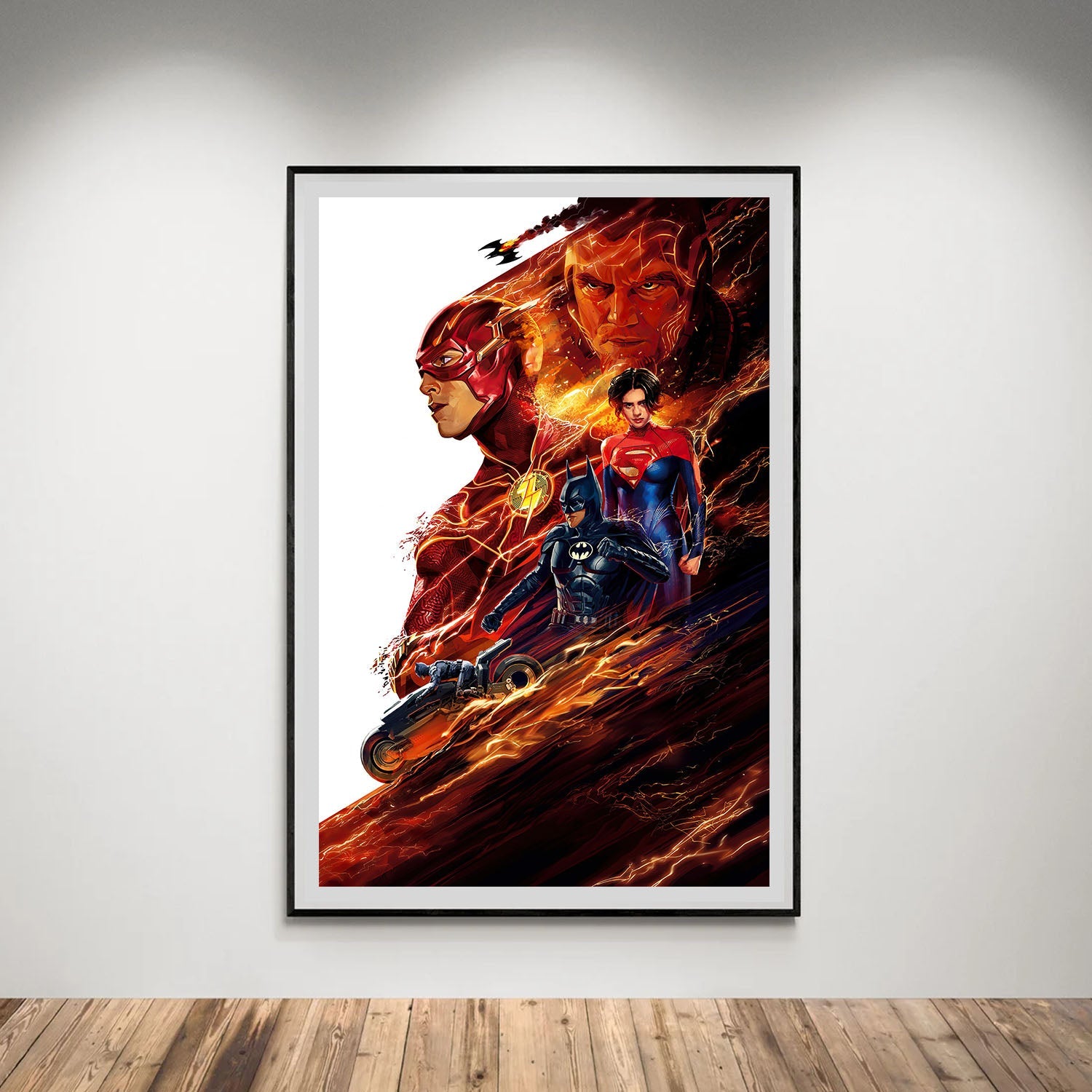 Flex Designs Poster The Flash Key Art 5 x 7" Home Goods - Movie 2023 Movie Poster