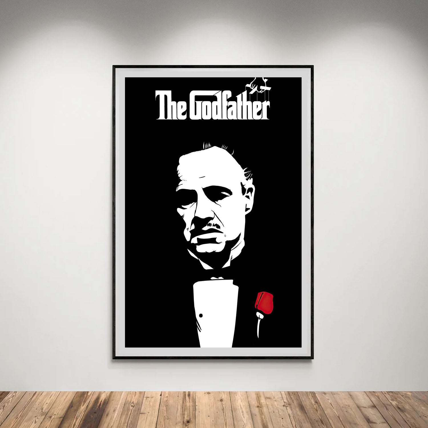 Flex Designs Poster The Godfather Cinematic 5 x 7" Home Goods - Movie 1972 Movie Poster