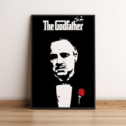 Flex Designs Poster The Godfather Cinematic 5 x 7" Home Goods - Movie 1972 Movie Poster