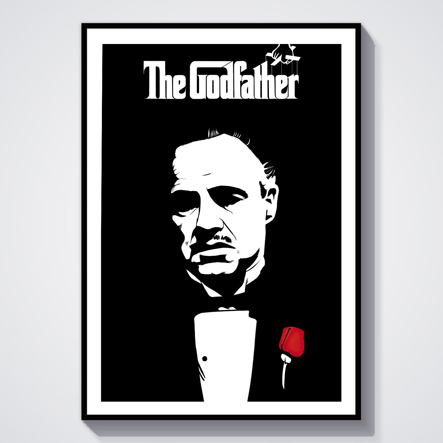 Flex Designs Poster The Godfather Cinematic 8 x 10" Home Goods - Movie 1972 Movie Poster
