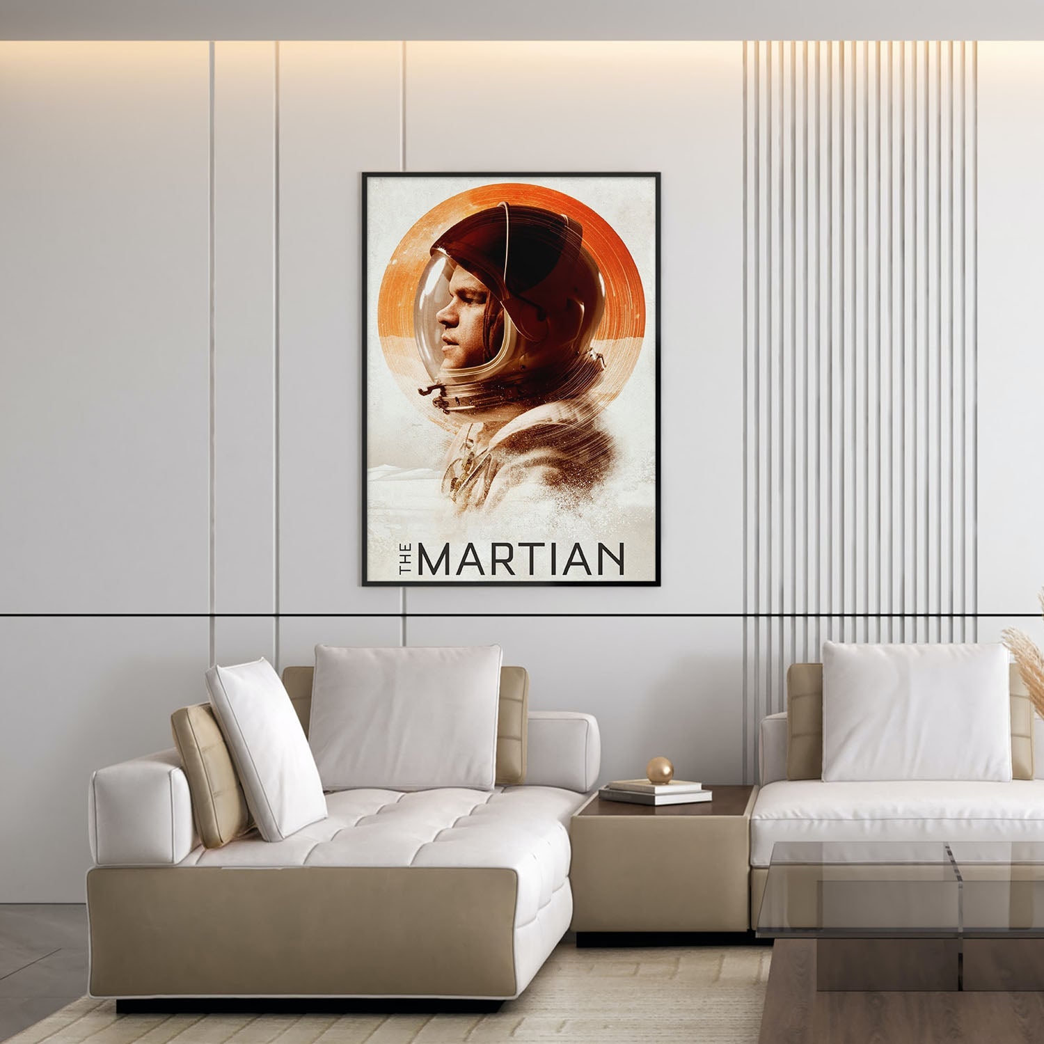Flex Designs Poster The Martian 5 x 7" Home Goods - Movie 2015 Movie Poster