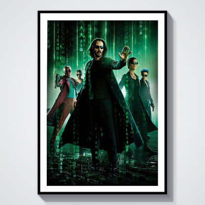 Flex Designs Poster The Matrix Resurrections Key Art 8 x 10" Home Goods - Movie 2021 Movie Poster