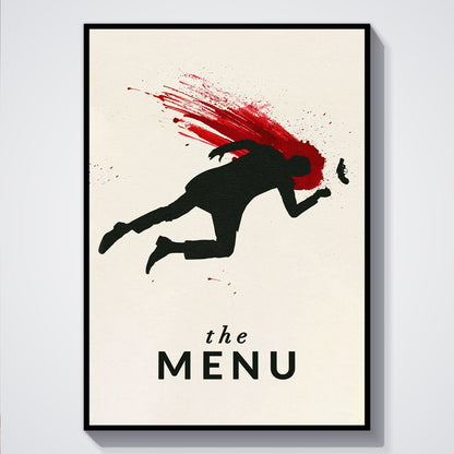 Flex Designs Poster The Menu Minimalist 5 x 7" Home Goods - Movie 2022 Movie Poster