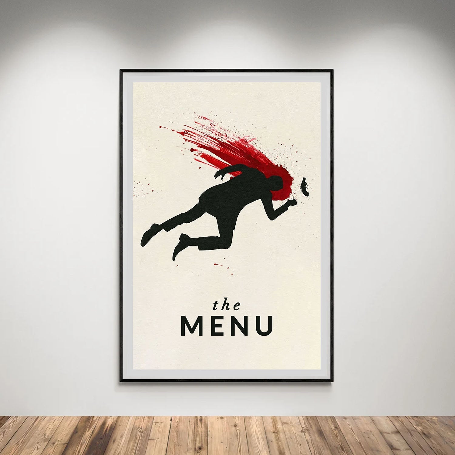 Flex Designs Poster The Menu Minimalist 5 x 7" Home Goods - Movie 2022 Movie Poster