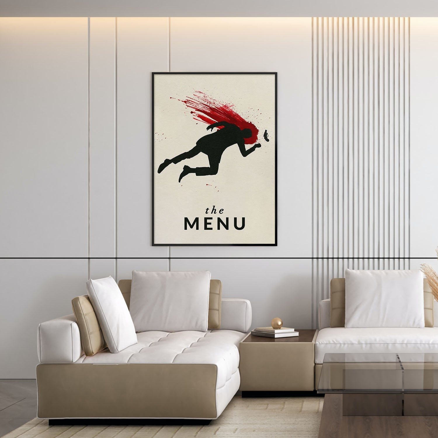 Flex Designs Poster The Menu Minimalist 5 x 7" Home Goods - Movie 2022 Movie Poster