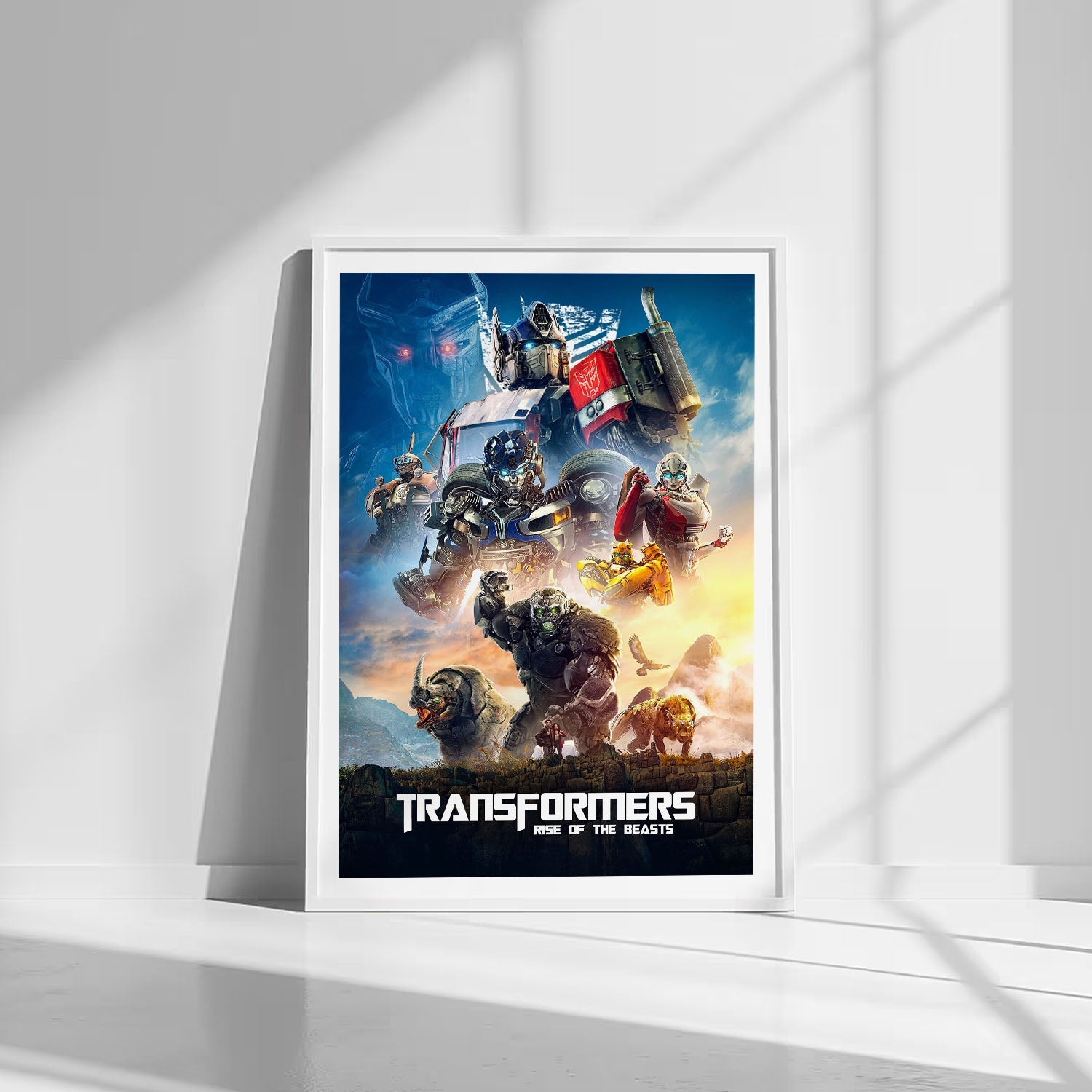 Flex Designs Poster Transformers Rise of the Beasts 8 x 10" Home Goods - Movie 2023 Movie Poster