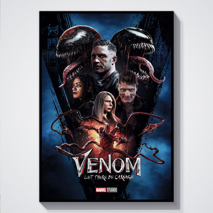 Flex Designs Poster Venom Let There Be Carnage 5 x 7" Home Goods - Movie 2021 Movie Poster