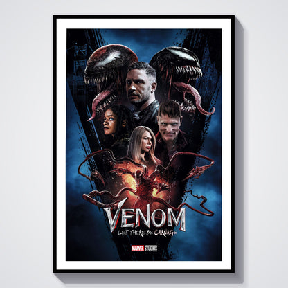 Flex Designs Poster Venom Let There Be Carnage 8 x 10" Home Goods - Movie 2021 Movie Poster