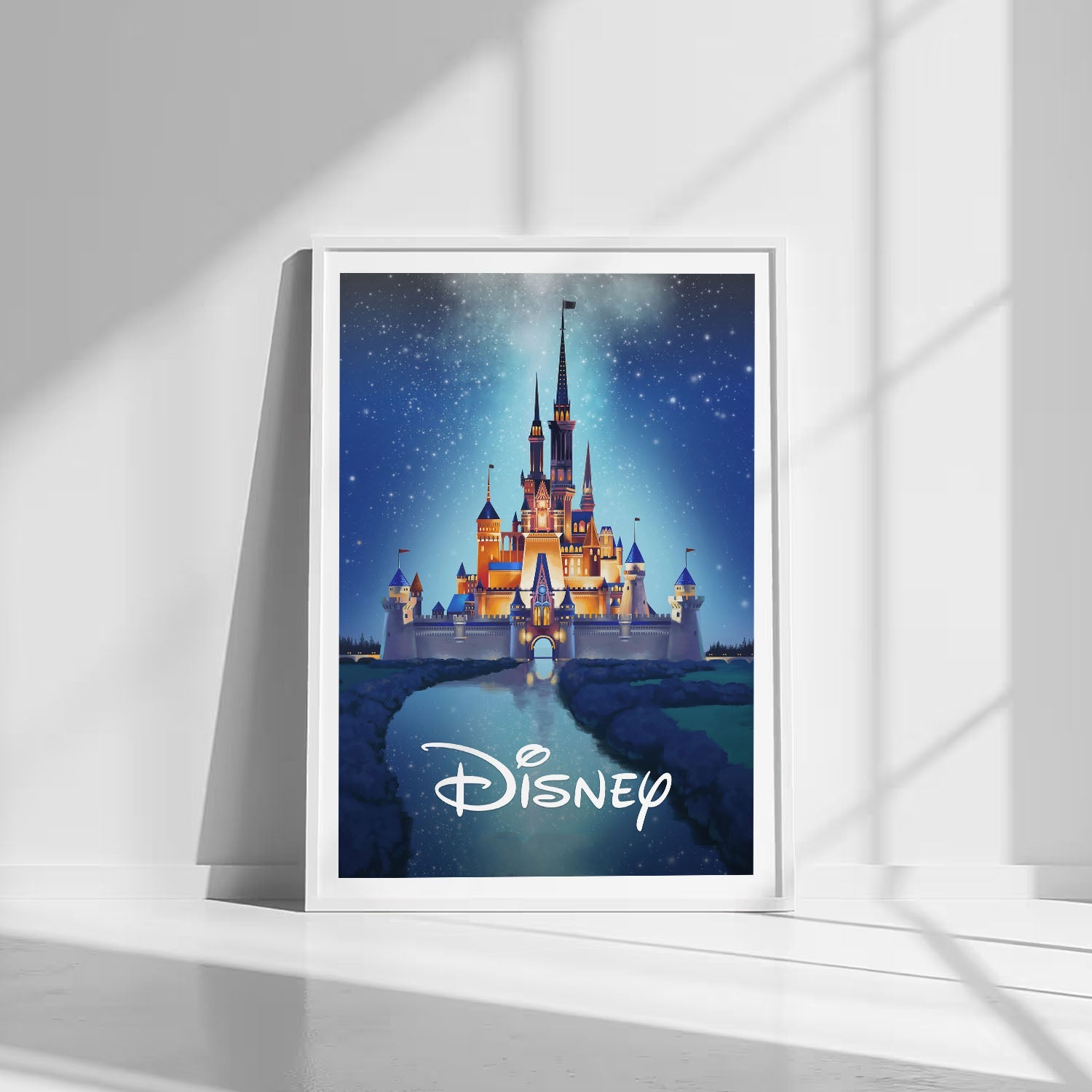 Flex Designs Poster Walt Disney Castle 8 x 10" Home Goods - Movie  Movie Poster