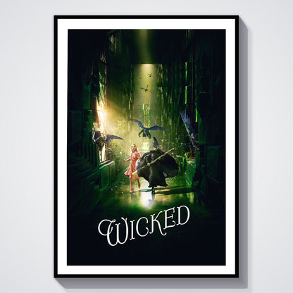 Flex Designs Poster Wicked Cinematic 8 x 10" Home Goods - Movie 2024 Movie Poster