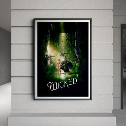Flex Designs Poster Wicked Cinematic 8 x 10" Home Goods - Movie 2024 Movie Poster