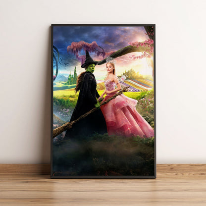 Flex Designs Poster Wicked Key Art 5 x 7" Home Goods - Movie 2024 Movie Poster