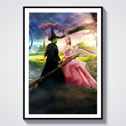 Flex Designs Poster Wicked Key Art 8 x 10" Home Goods - Movie 2024 Movie Poster