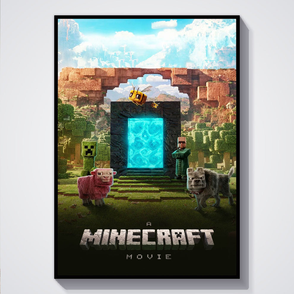 A Minecraft Movie Poster Movie Poster – Flex Design Store
