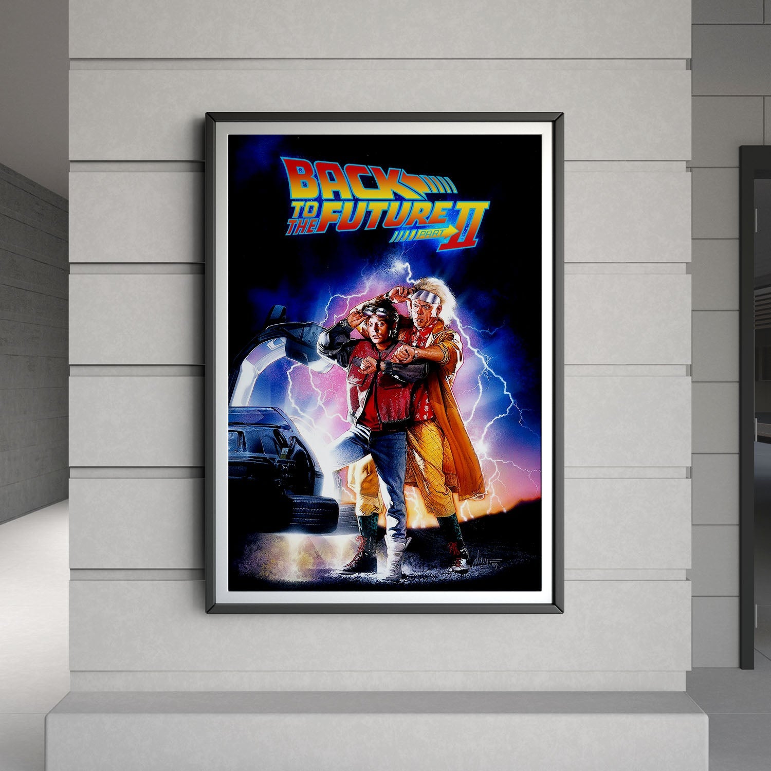 Flex Designs Poster Back to the Future Part II 8 x 10" Home Goods - Movie 1989 Movie Poster