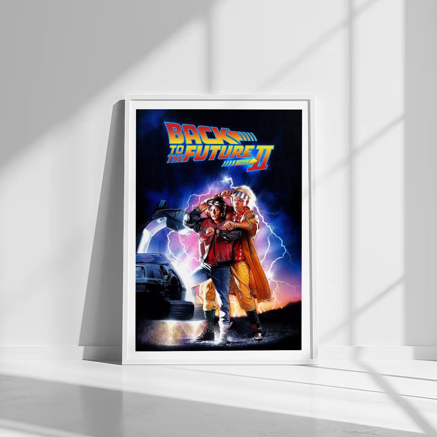 Flex Designs Poster Back to the Future Part II 8 x 10" Home Goods - Movie 1989 Movie Poster